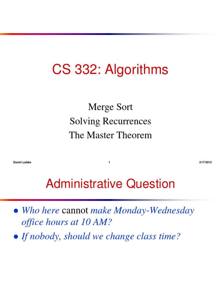 Merge Sorting Explained | PDF | Algorithms | Applied Mathematics