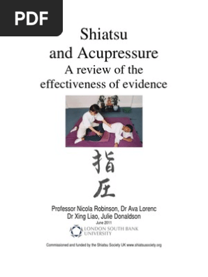 Shiatsu And Acupressure Pdf Scientific Control Randomized Controlled Trial