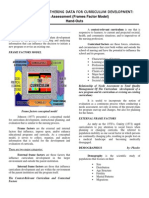 External Frame Factors - Hand-Outs