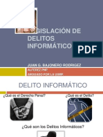 LEGISLACIÓN DE DELITOS INFORMÁTICOS CLASE 1