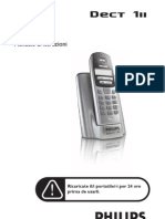 Manuale italiano telefono portatile Philips Dect III