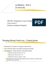 Duration and convexity measures for bond price sensitivity