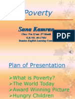 Poverty: Sana Kamran