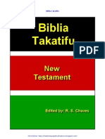 Swahili Holy Bible New Testament