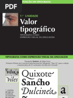 Aula 1 Valor tipográfico