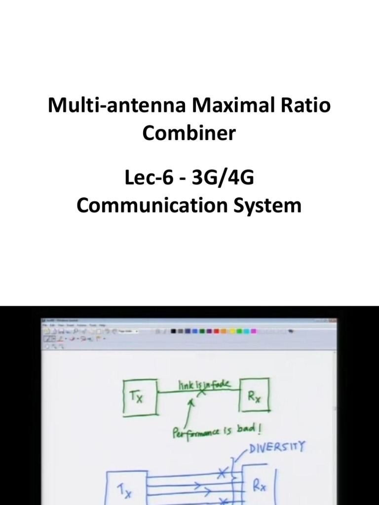 Multi-Antenna Maximal Ratio Combiner | PDF