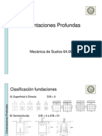 Cimentaciones profundas