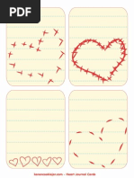 Download Heart Journal Cards Printable by Claudia Lossa SN130903656 doc pdf