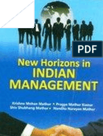 New Horizon in Indian Management