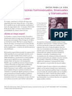 Personas homosexuales, bisexuales y transexuales - Fundación Susan G. Komen Contra el Cáncer del Seno