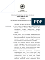 Peraturan Pemerintah No. 74 Tahun 2001 Tentang Pengelolaan Bahan Berbahaya Dan Beracun