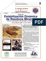 Estabilizacion Dinamica de Residuos Mineros