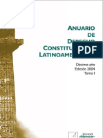 Anuario de Derecho Constitucional Latinoamericano 2004 Tomo I