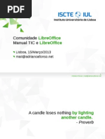 Comunidade LibreOffice Portugal + Manual Aberto de TIC e LibreOffice