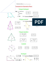 Fórmulas Geometría