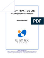 Wimax Hspa+and Lte 