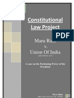 Maru Ram v. Uoi and Pardoning Power