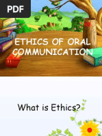 Ethics of Oral Communication