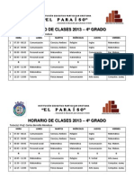 Horario de Clases IEPC-Paraiso