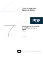 Basilea II Convergencia Internacional de Normas de Capital y Medición de