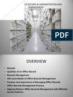 MODERN OFFICE RECORDS MANAGEMENT