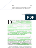 El Ámbito de La Constitución (Francisco Laporta)