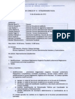 Acta Consejo Nº 10  extraordinario 2012