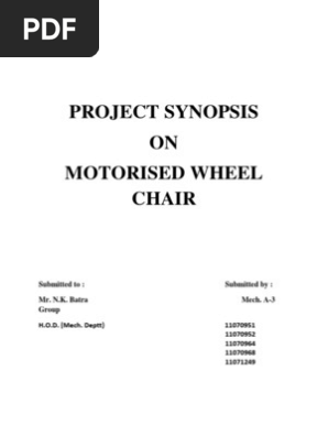 42641530 Motorised Wheel Chair