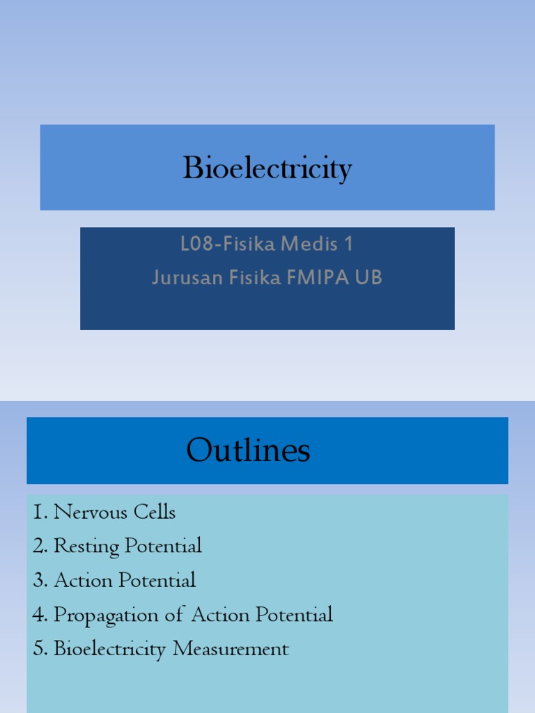 Pengantar Bioelectricity dan Potensial Sel | PDF