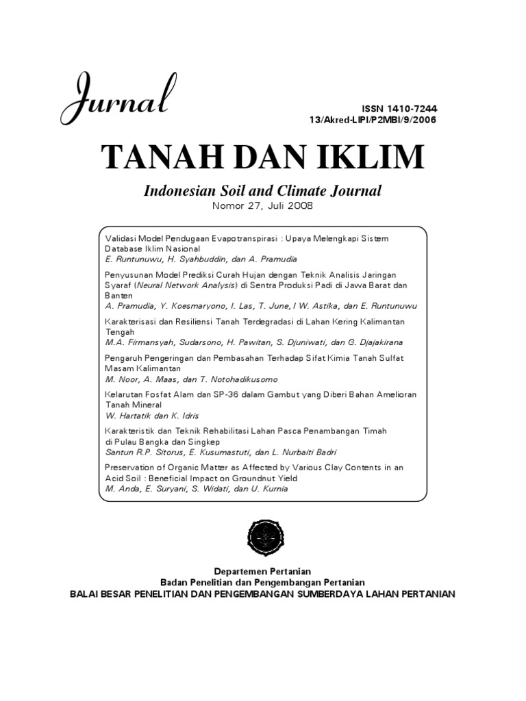 Pengaruh Iklim terhadap Tanah dan Pertanian | PDF
