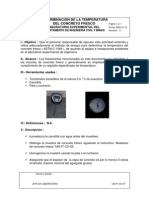 Temperatura Del Concreto