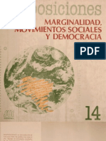 Proposiciones 14, Marginalidad Mov Sociales