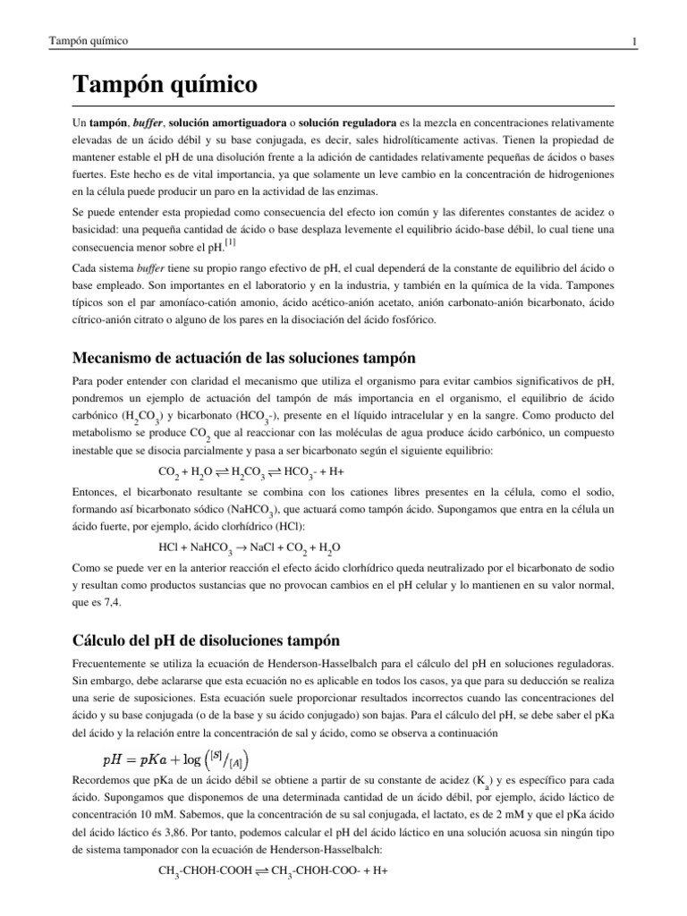 Tampón químico Solución tampón Química analítica