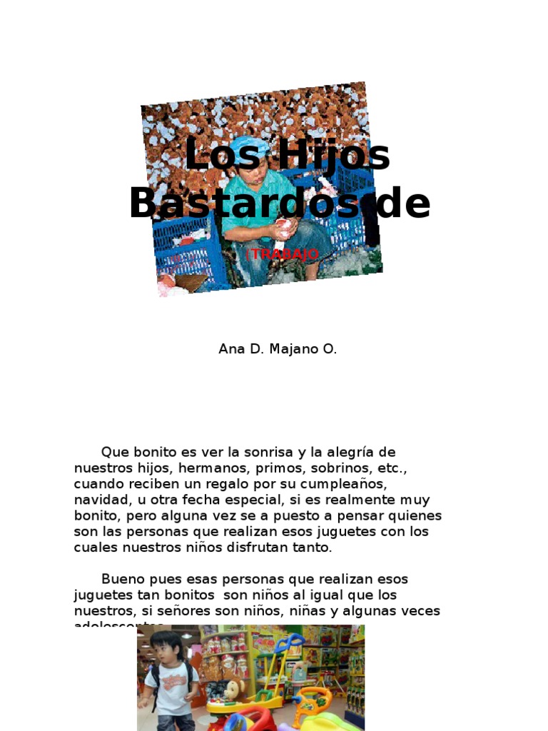 Los Hijos Bastardos de La Globalizacion PDF