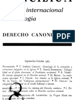 008 CONCILIUM, Revista Internacional de Teología, DERECHO CANONICO Septiembre 1965