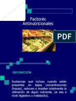 Factores Antinutricionales