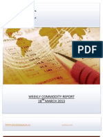 Weekly Commodity Report 18 MARCH 2013: WWW - Epicresearch.Co