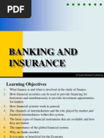 Banking and Insurance: © South-Western Publishing