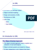 An Introduction To UML: Objectives
