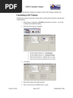 CDOT Calculate Volume