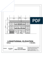 Longitudinal Elevation: 1:150 MTS. Scale