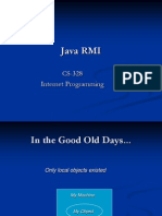Java RMI: CS-328 Internet Programming