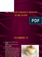 10 Desserts Most Expensive World Wide
