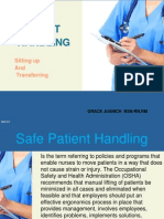 Safe Patient Handling - Sitting Up and Transferring