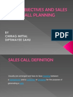 Call Obj. and Sales Call Planning