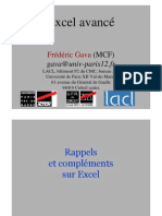 Cours Excel Avance