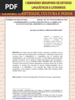 A INTERDEPENDÊNCIA NAS RELAÇÕES SINTÁTICAS