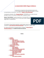 [Corso Di Tedesco] Grammatica Essenziale Della Lingua Tedesca