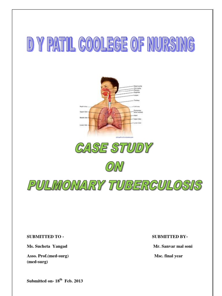 Tuberculosis Care Plan Soni | PDF | Thorax | Hygiene