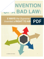 Invention of a Bad Law